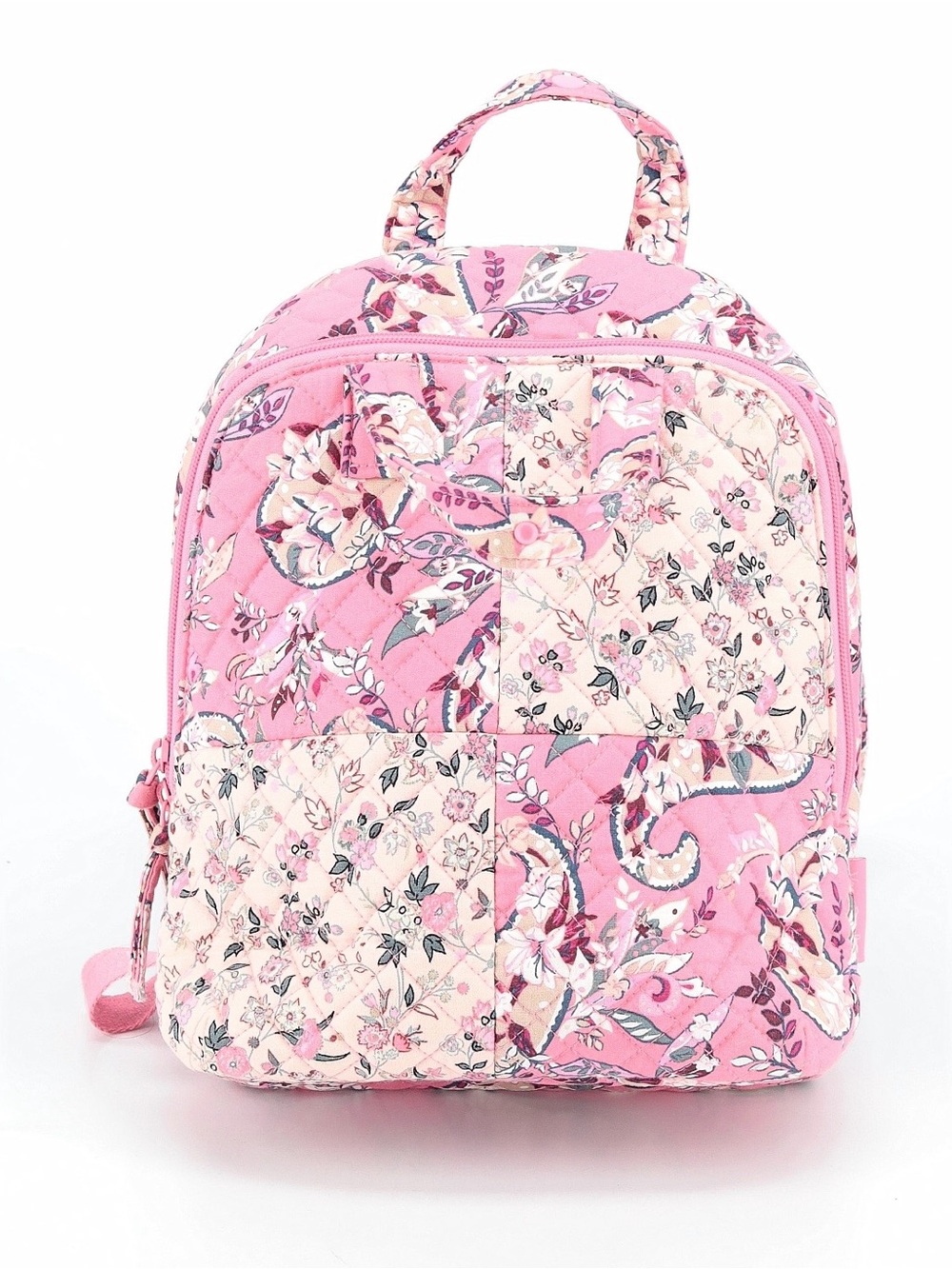 Vera Bradley Quilted Mini Backpack Pink Floral